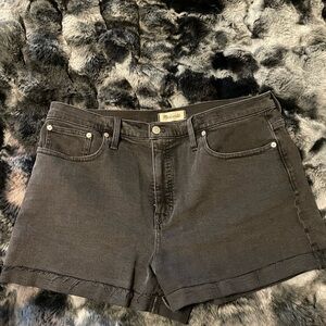 Madewell Women's Charcoal Denim Shorts